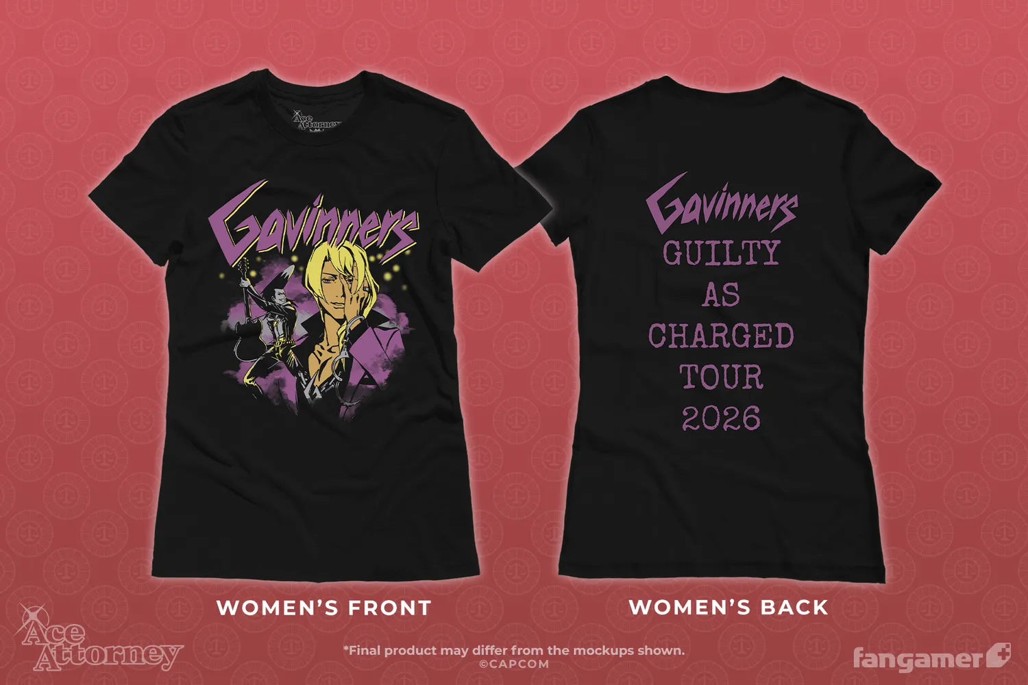 Fangamer Ace Attorney Gavinners T-Shirt