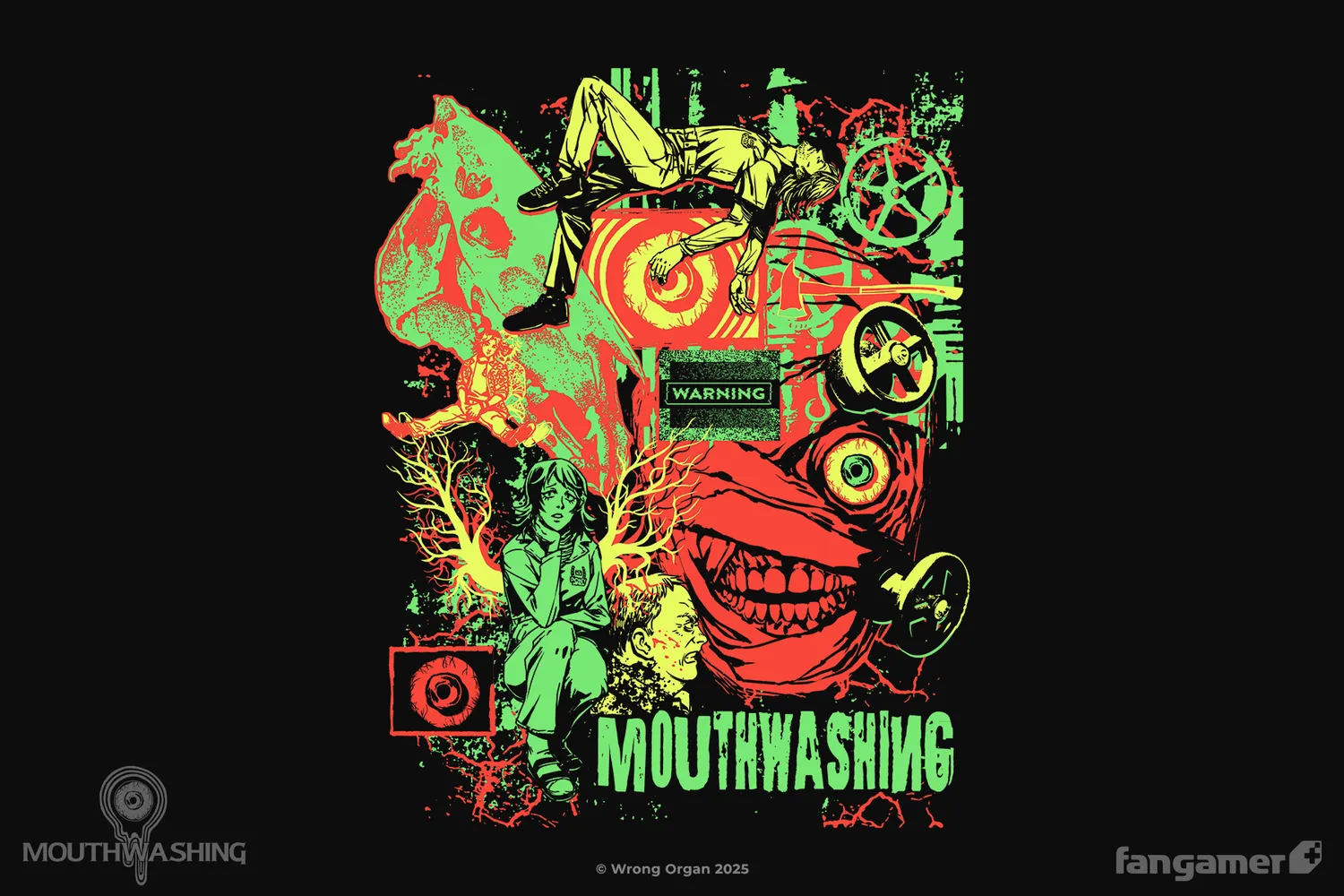 Fangamer Mouthwashing Come to Daddy T-Shirt Baumwolle