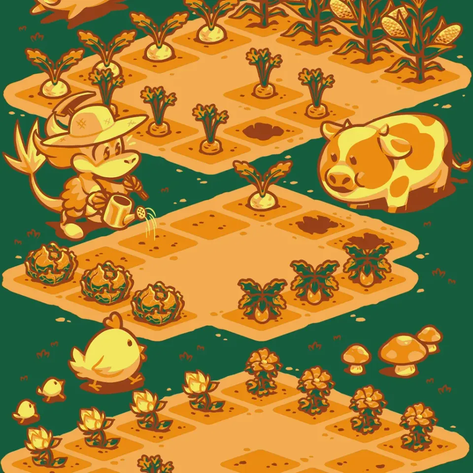 Fangamer Games Done Quick Happy Harvest T-Shirt