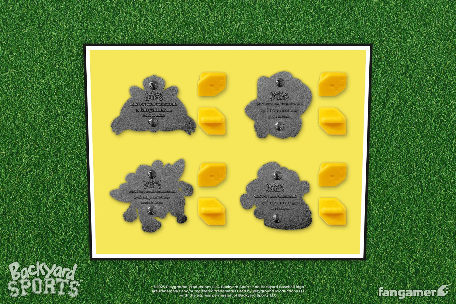 Fangamer Team Logos Pin Set Backyard Sports Anstecker 4er-Set