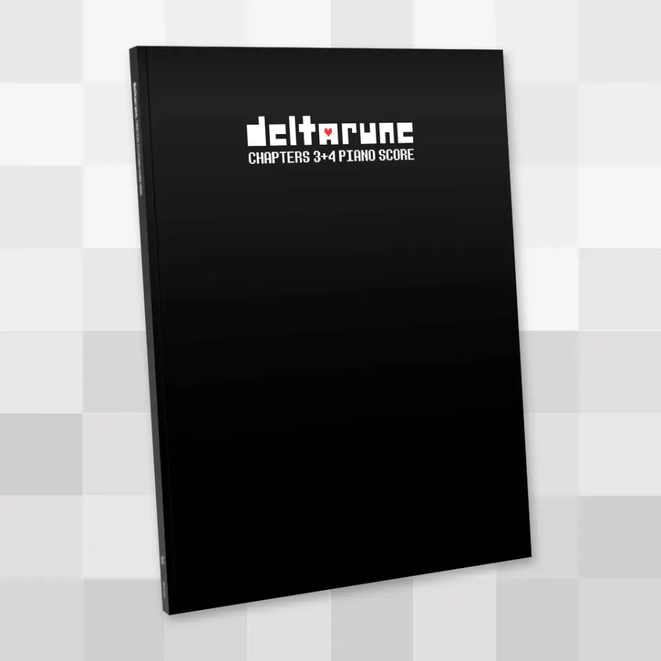 Fangamer Deltarune Chapters 3+4 Piano Notenbuch 78 Songs