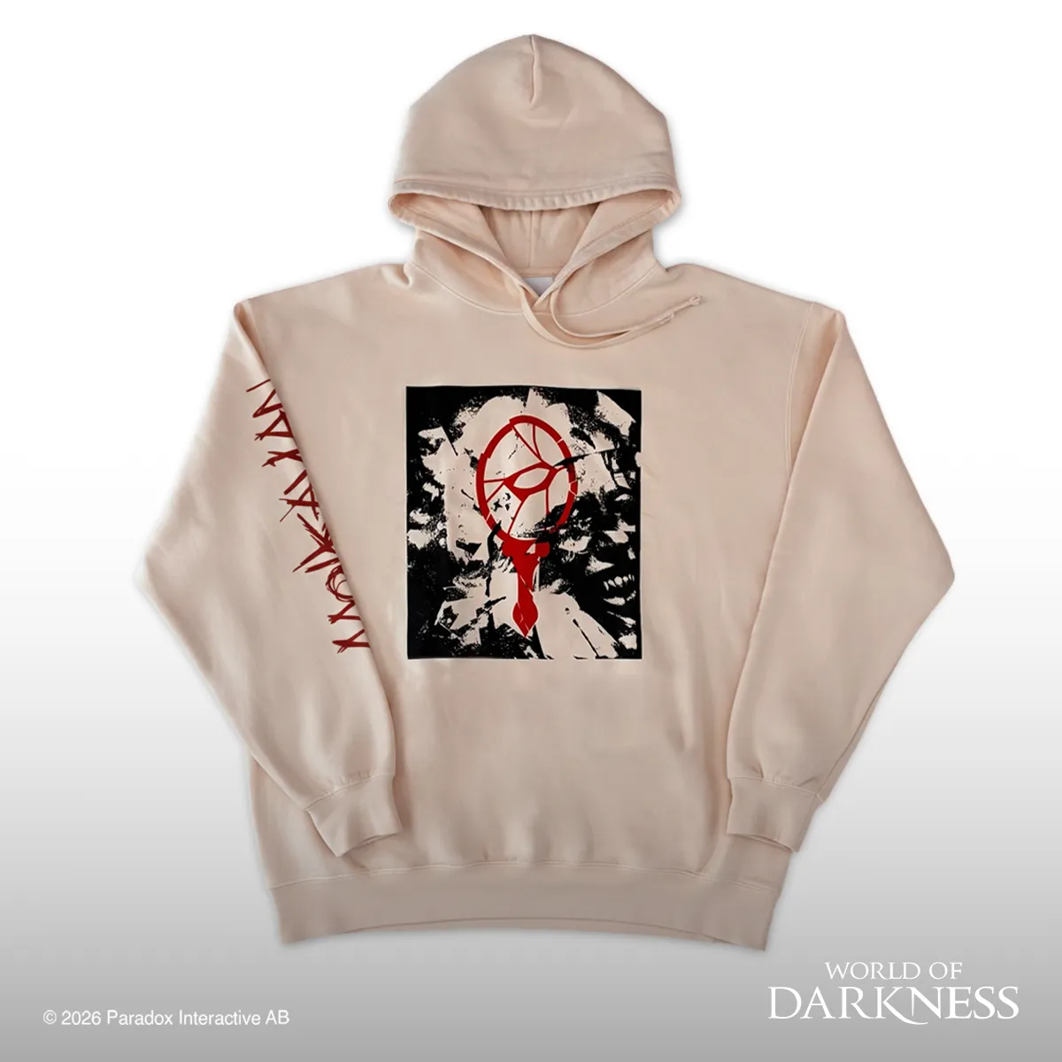 White Wolf Malkavian Hoodie Vampire: The Masquerade
