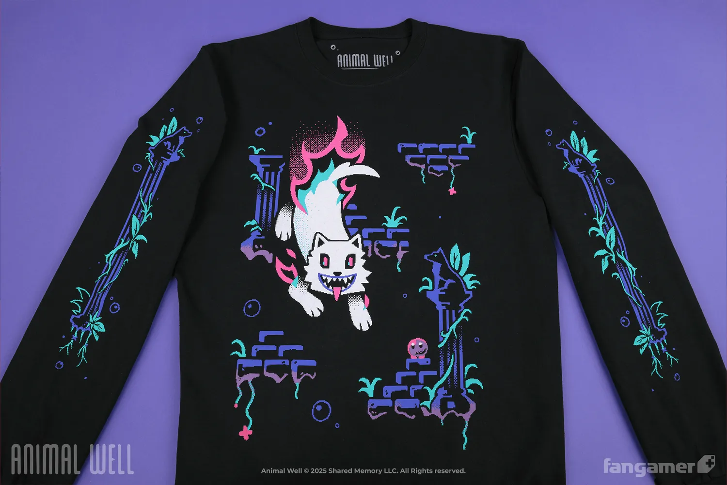 Fangamer Animal Well Ghost Chase Langarmshirt