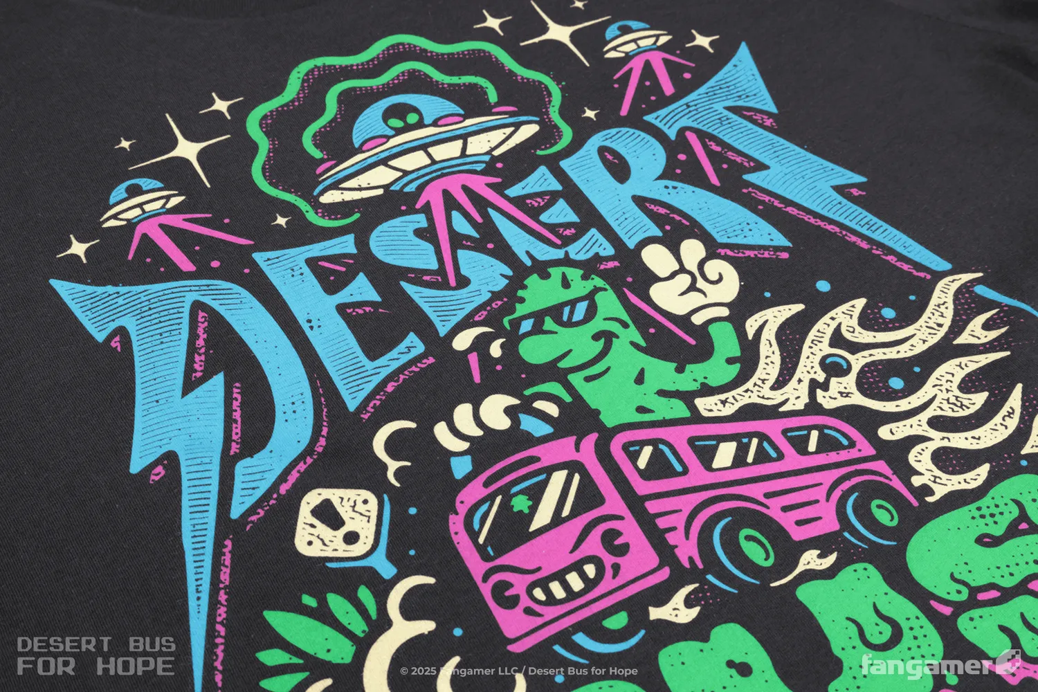 Fangamer Desert Bus 2025 T-Shirt Baumwolle