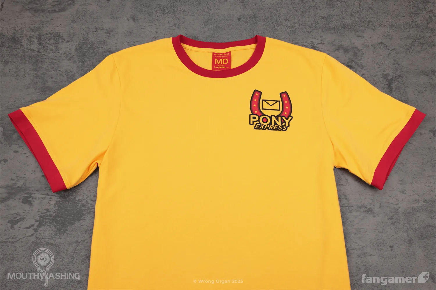 Fangamer MOUTHWASHING Pony Express Ringer T-Shirt