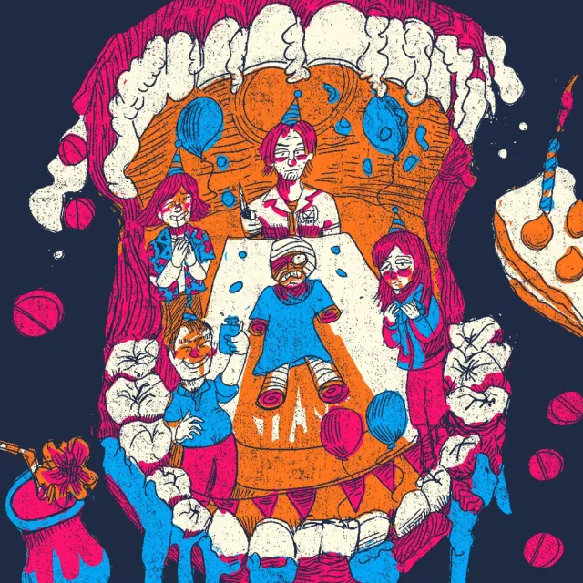 Fangamer MOUTHWASHING Happy Birthday T-Shirt Baumwolle
