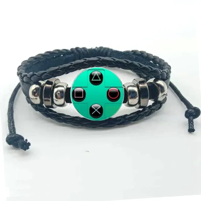 Final Boss Zocker Armband Kunstleder