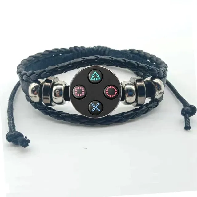 Final Boss Zocker Armband Kunstleder