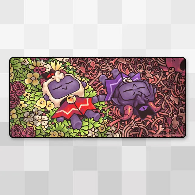 Fangamer Cult of the Lamb Friends That Slay Together Desk Mat