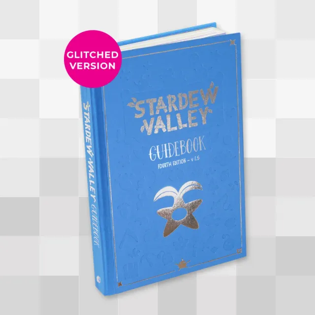 Fangamer Stardew Valley Glitched Guidebook Hardcover 300 Seiten
