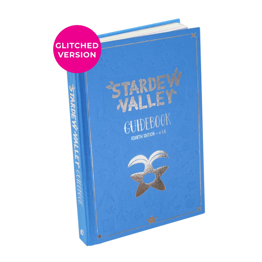 Fangamer Stardew Valley Glitched Guidebook Hardcover 300 Seiten