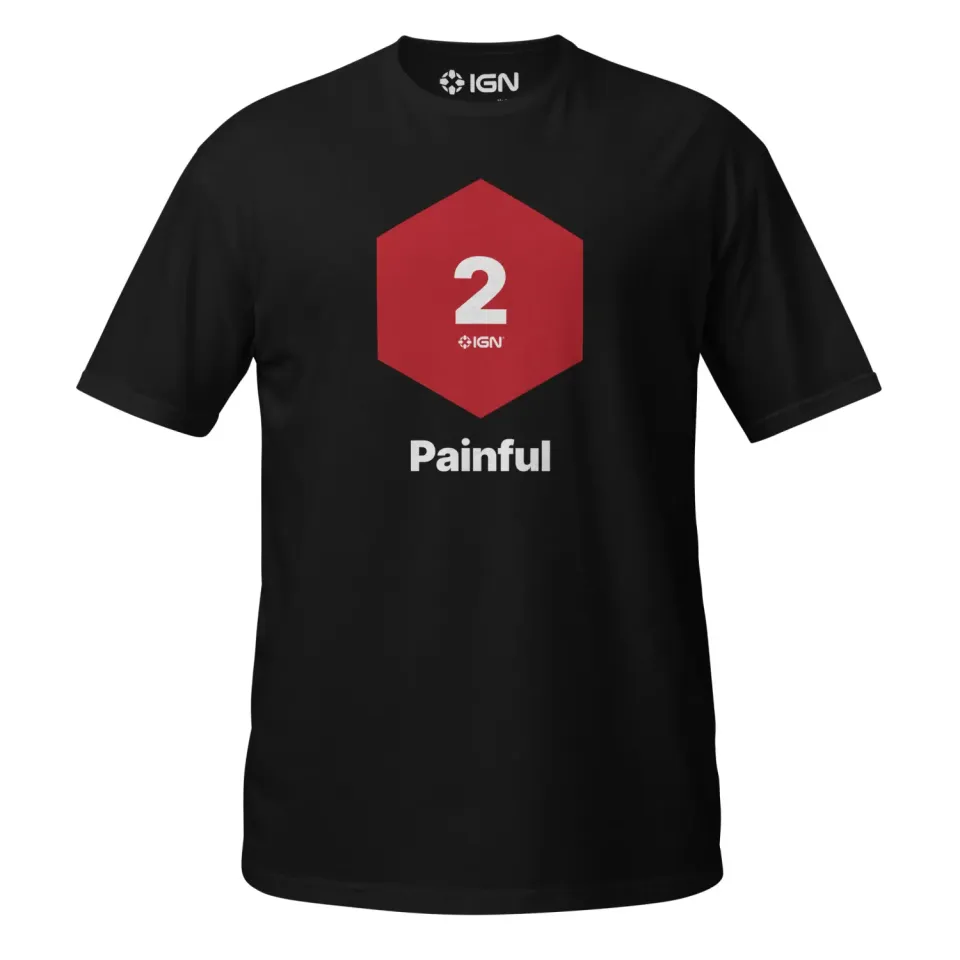 IGN Review 2 Painful T-Shirt Baumwolle offiziell lizenziert