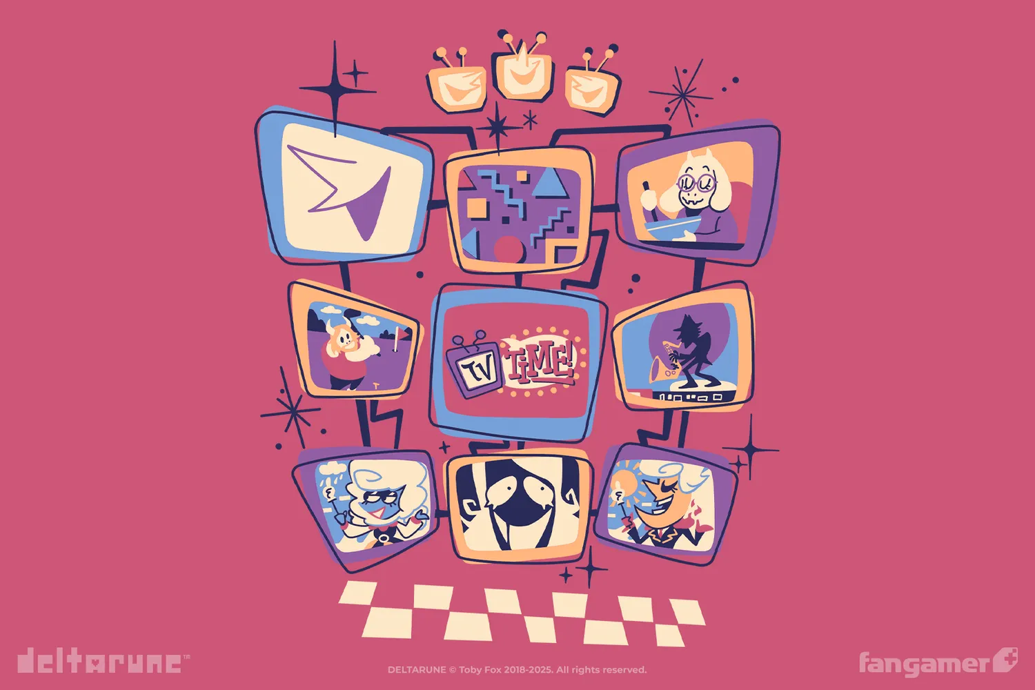 Fangamer TV Time DELTARUNE T-Shirt