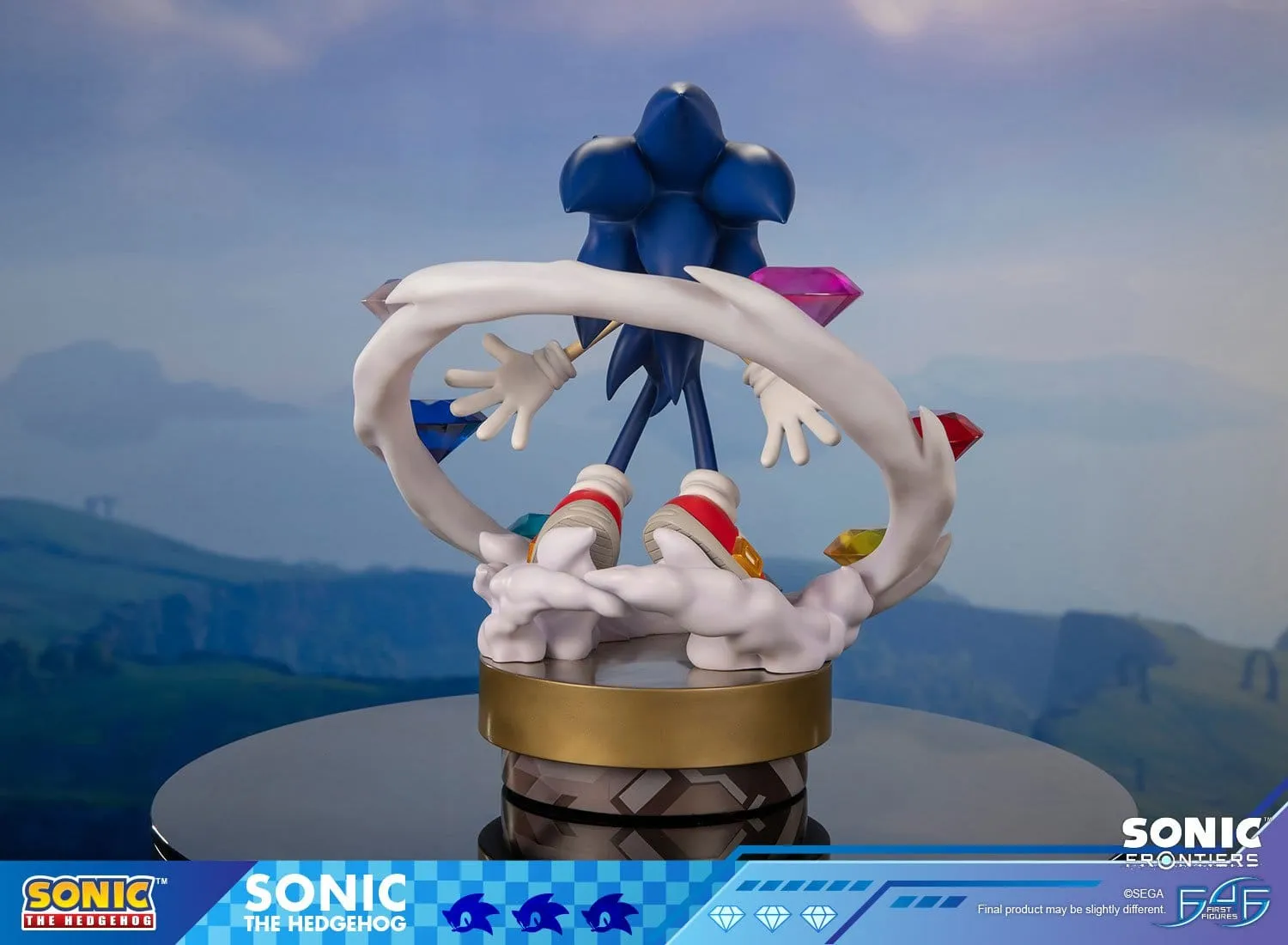 Sonic Frontiers Sonic Resin Statue 42 cm Chaos Emeralds