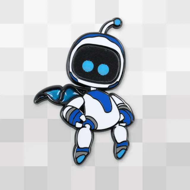Fangamer ASTRO BOT Lenticular Pin Anstecker Linsen-Effekt