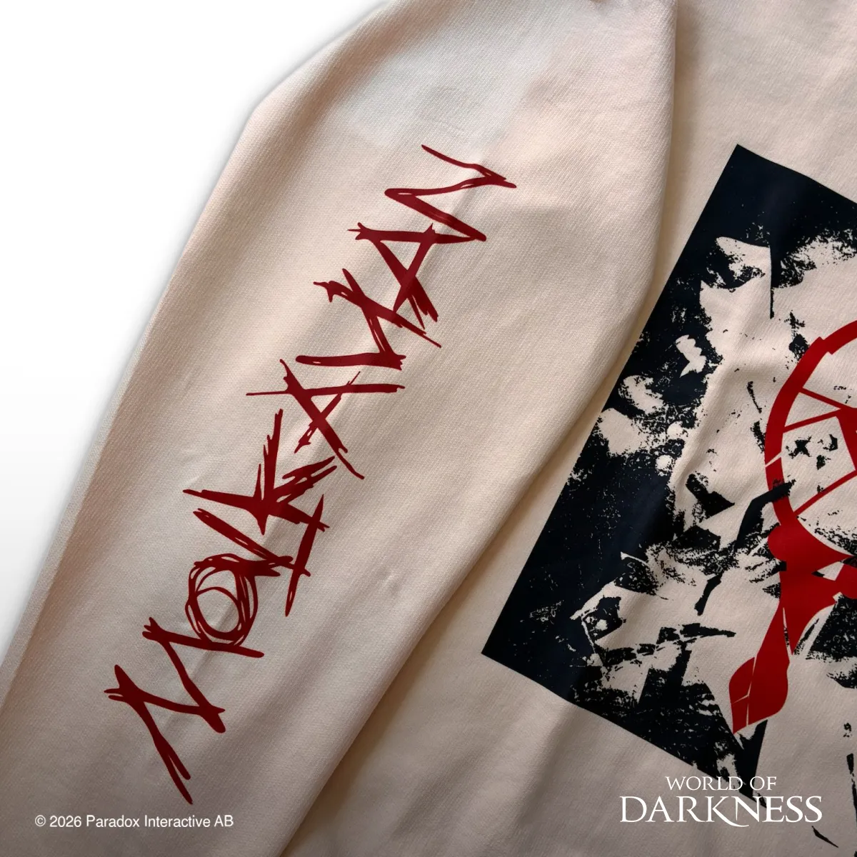 White Wolf Malkavian Hoodie Vampire: The Masquerade