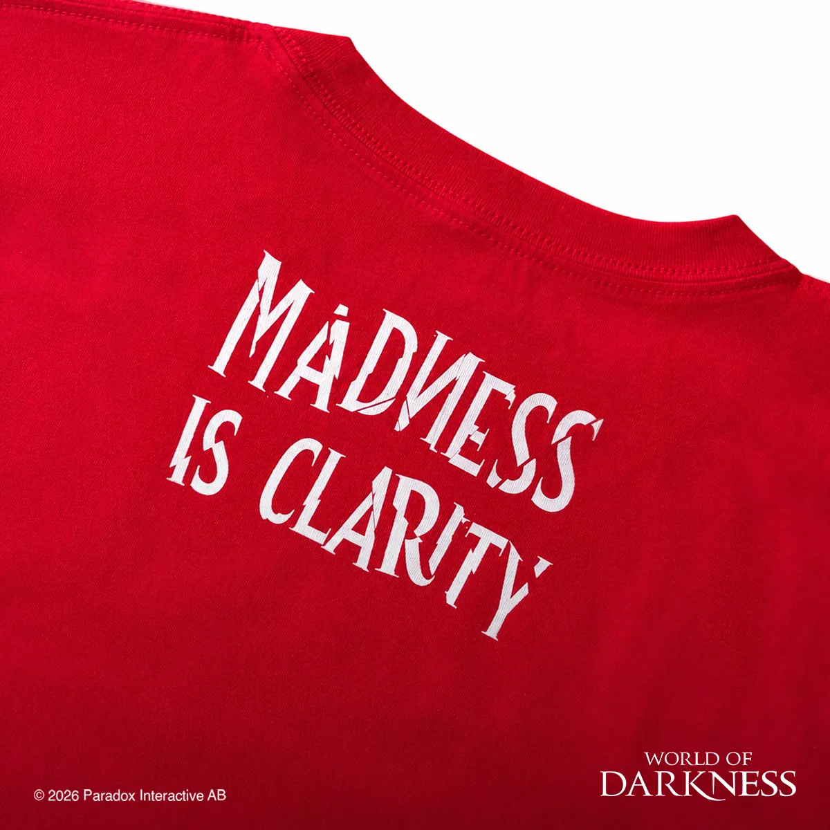 White Wolf Madness Is Clarity T-Shirt Baumwolle