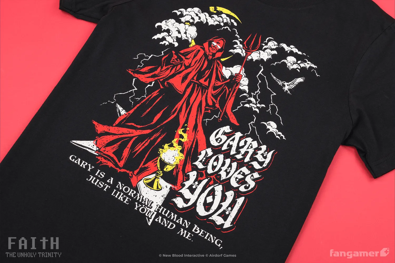 Fangamer FAITH The Unholy Trinity Gary Loves You T-Shirt schwarz