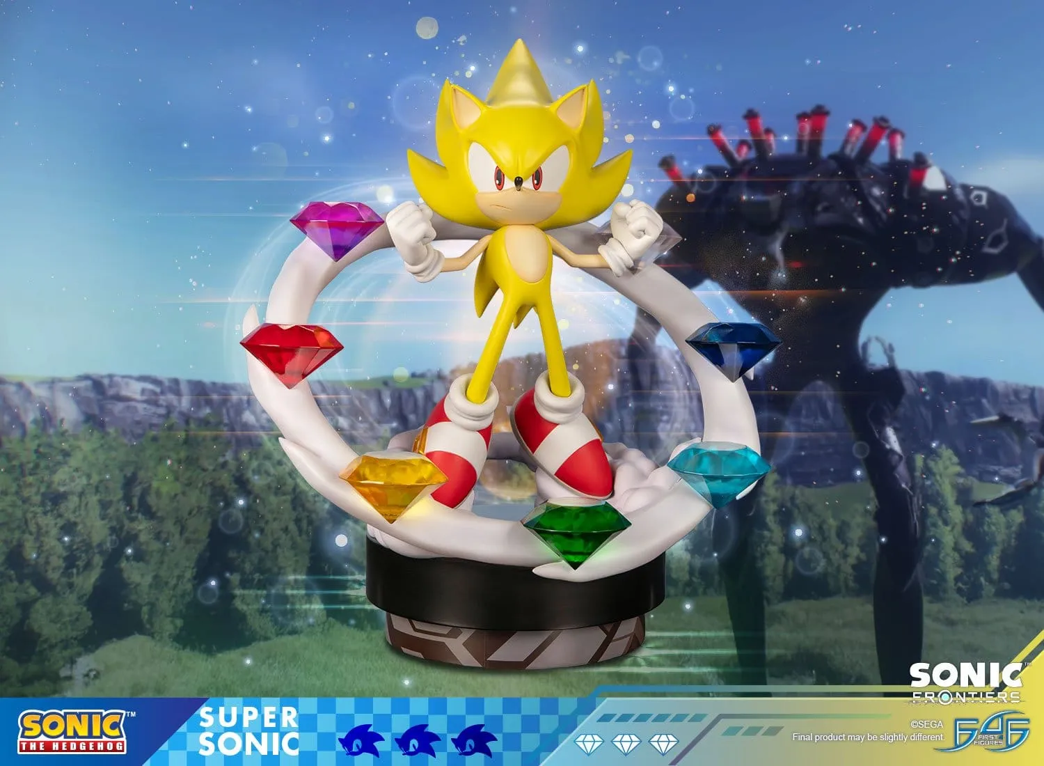Sonic Frontiers Super Sonic Resin-Statue 45 cm