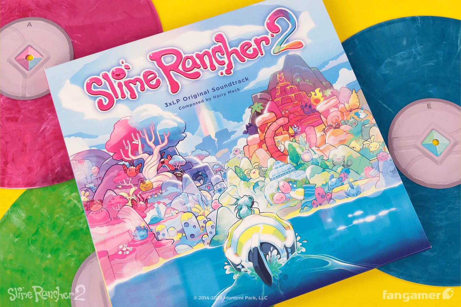 Fangamer Slime Rancher 2 Vinyl Soundtrack 3LP 24 Tracks