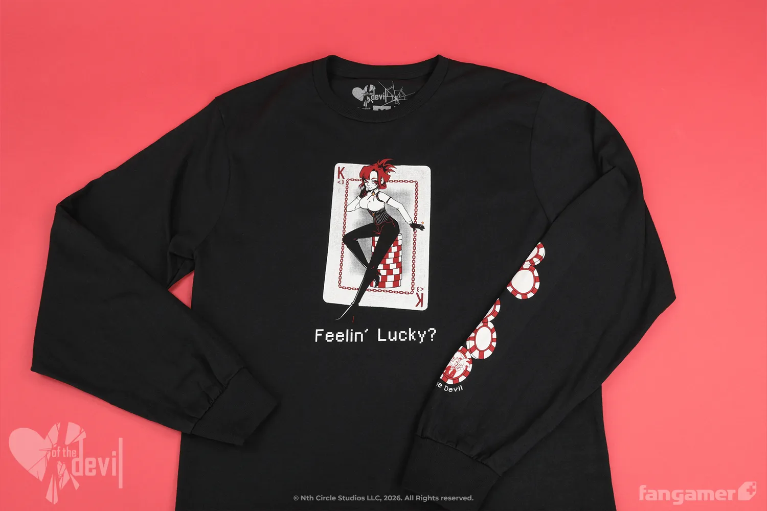 Fangamer of the Devil Feeling Lucky Langarmshirt