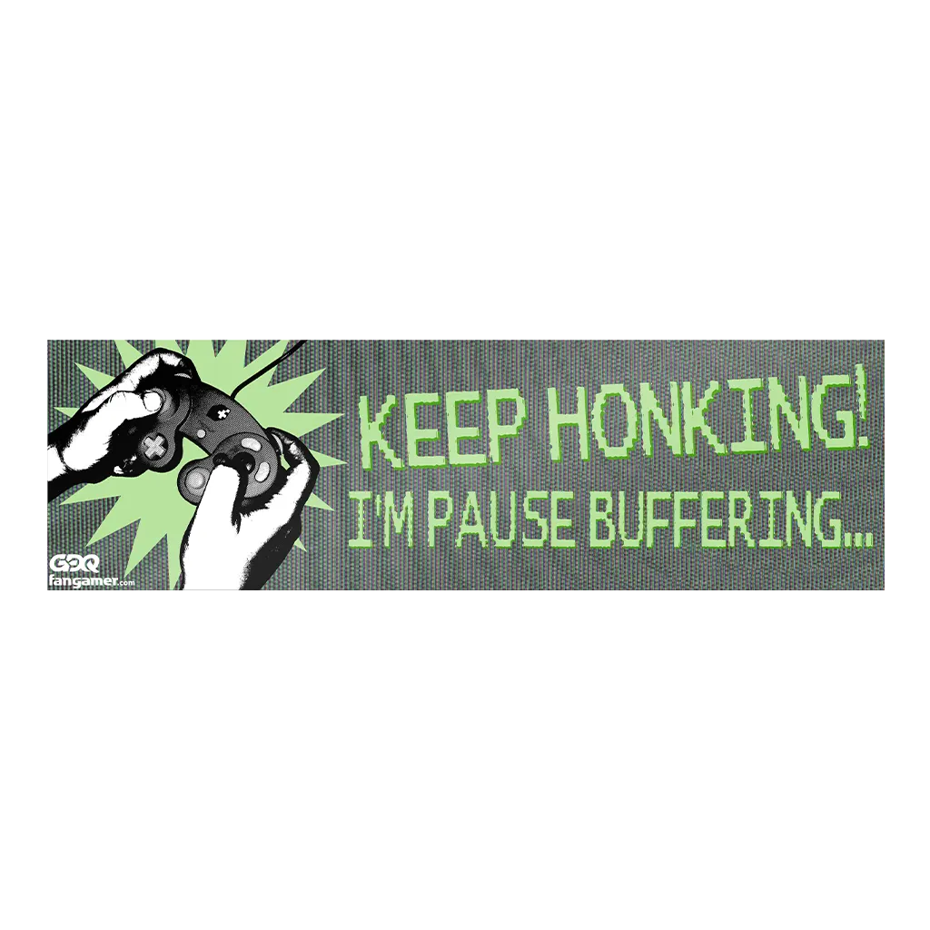 Fangamer Games Done Quick Keep Honking Autoaufkleber 25 cm