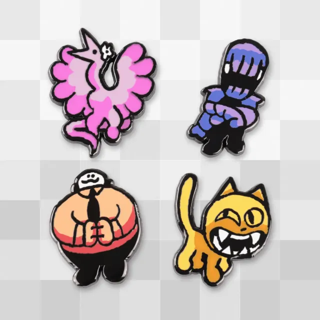 Fangamer OFF Zone Guardian Pin Set 4er