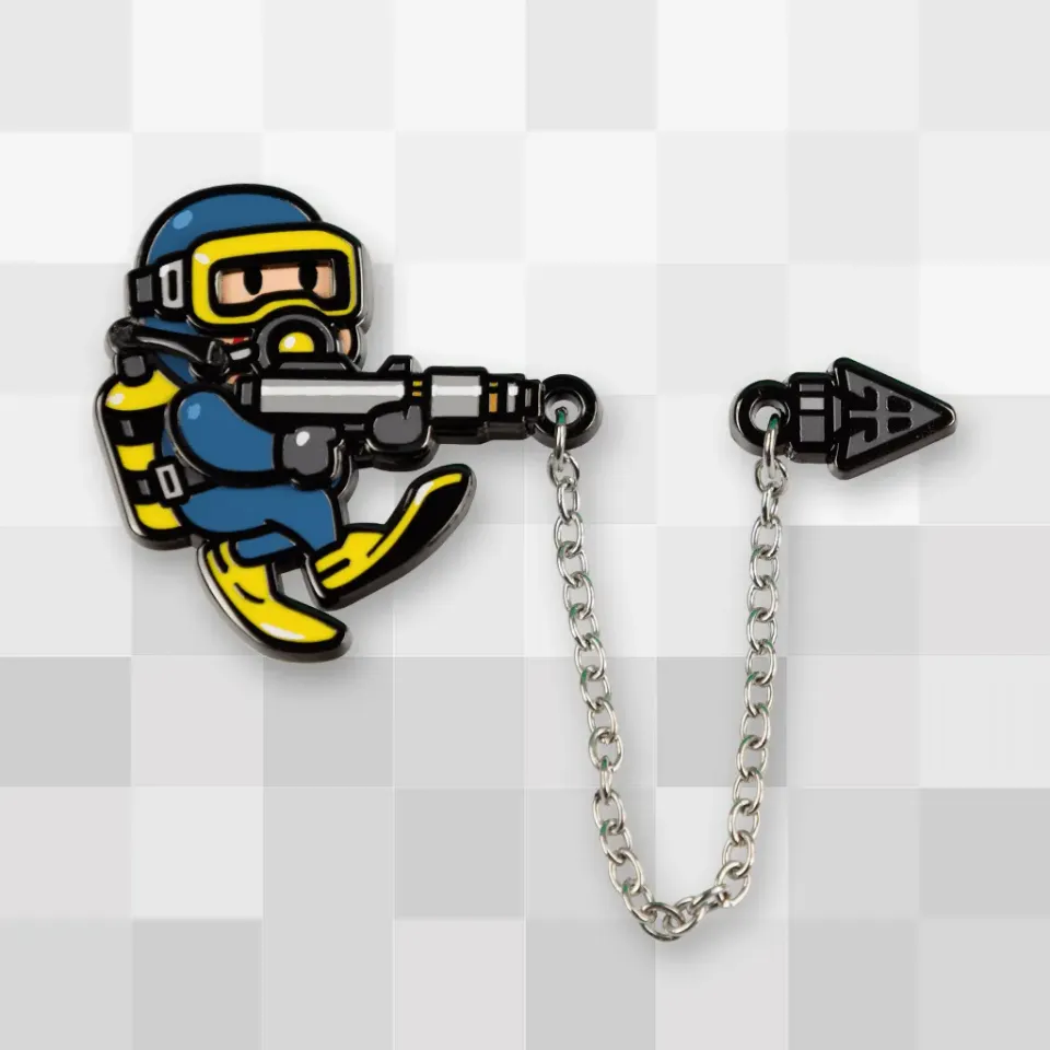 Fangamer DAVE THE DIVER Steel Harpoon Chained Pin