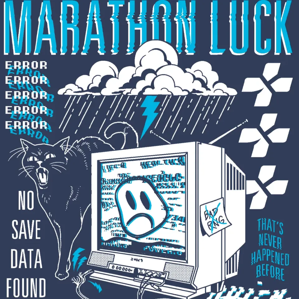 Fangamer GDQ Marathon Luck T-Shirt Baumwolle