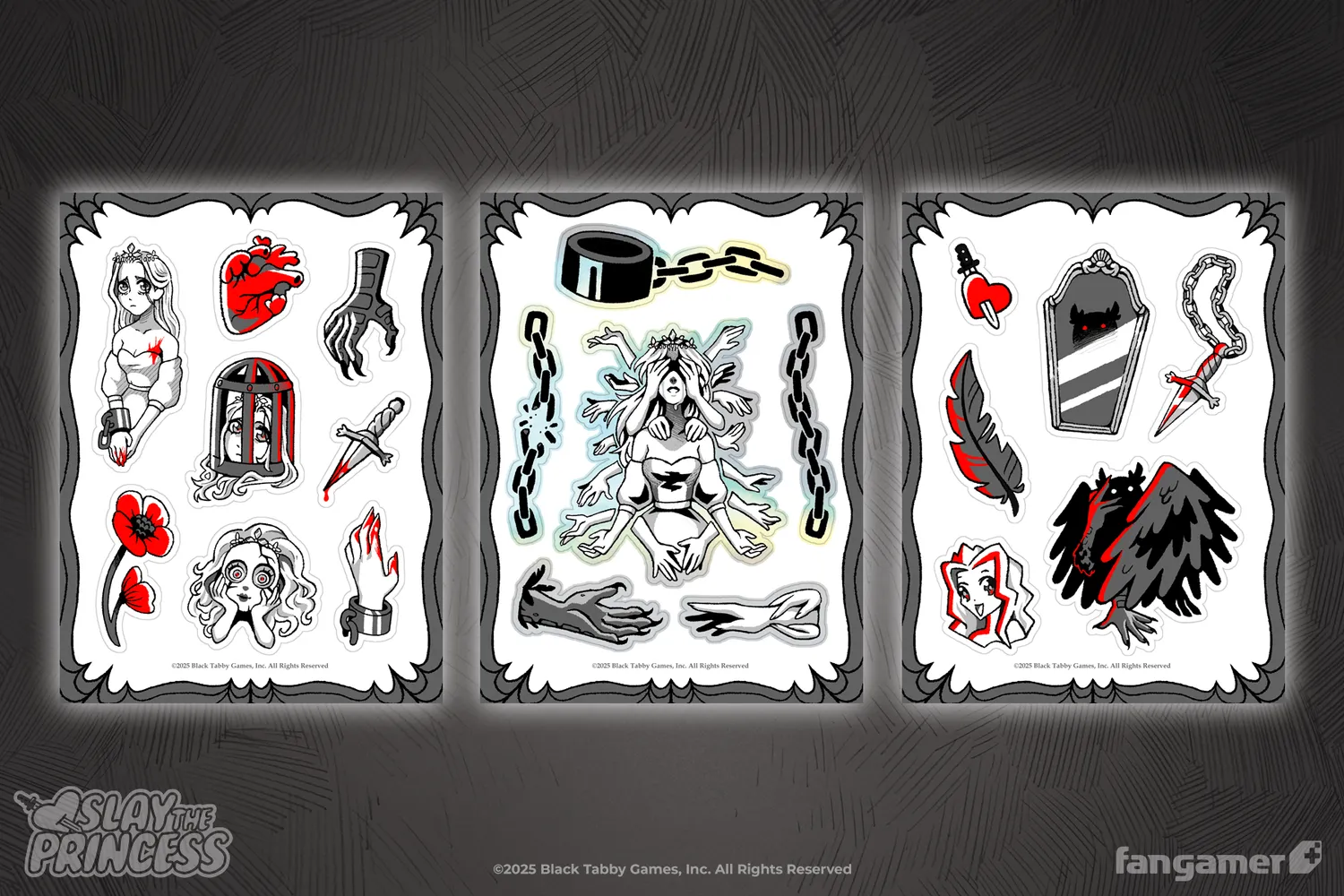 Fangamer Slay the Princess Stickerbogen 3er Set 12,7 cm