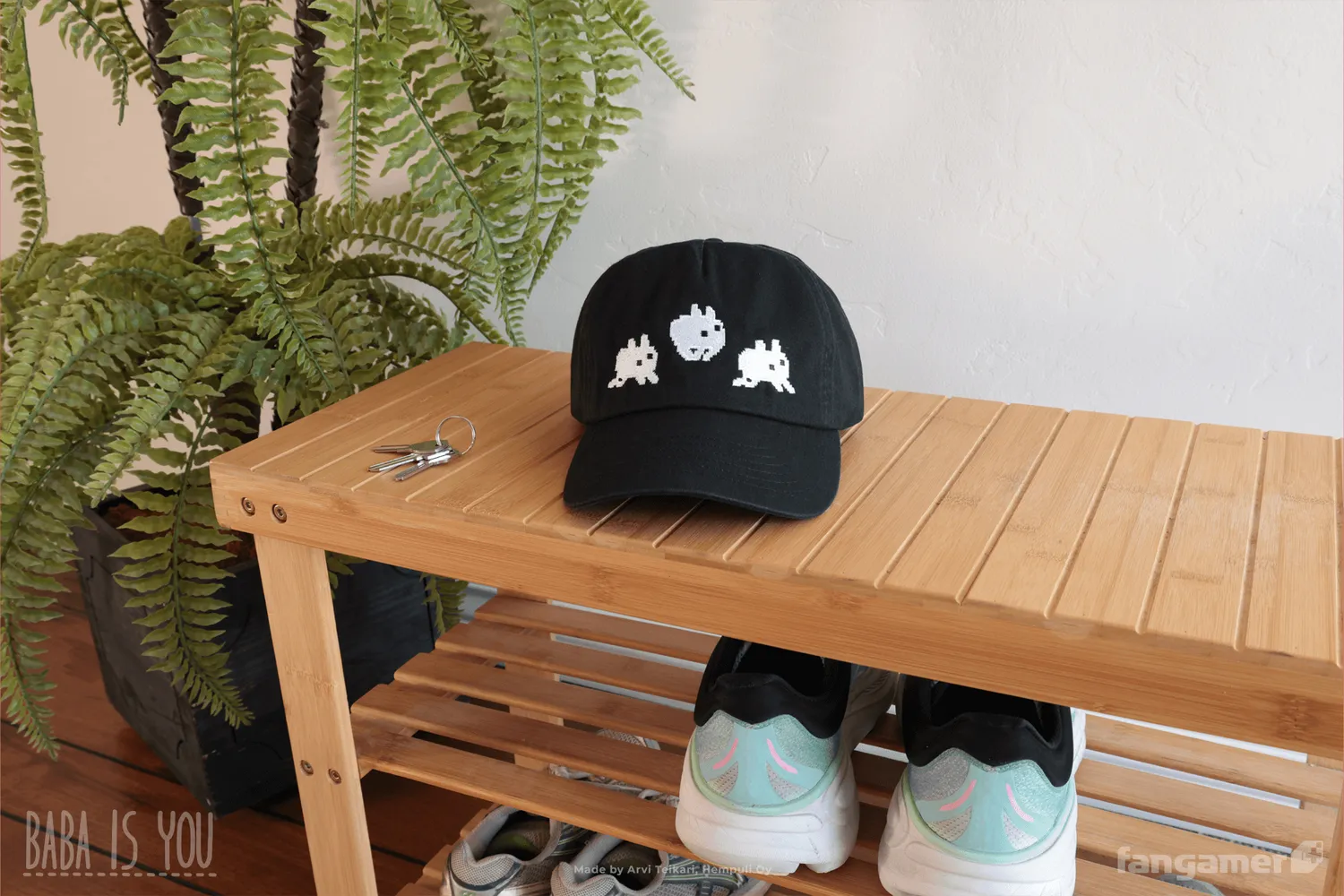 Fangamer Baba Is You Baba Is Running Strapback Cap Stonewashed