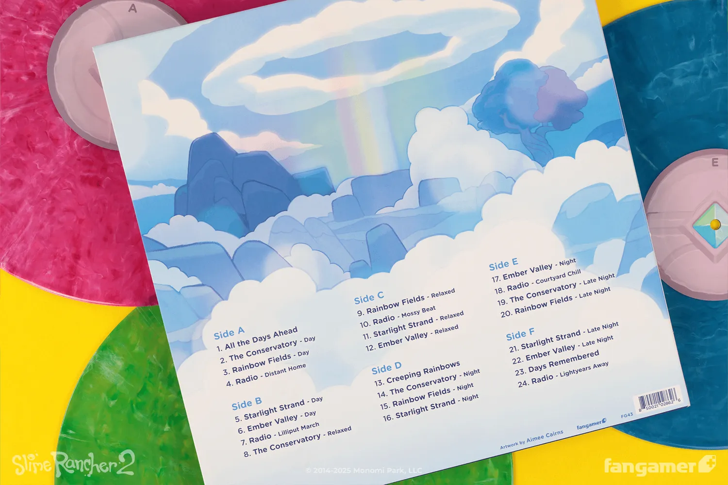 Fangamer Slime Rancher 2 Vinyl Soundtrack 3LP 24 Tracks