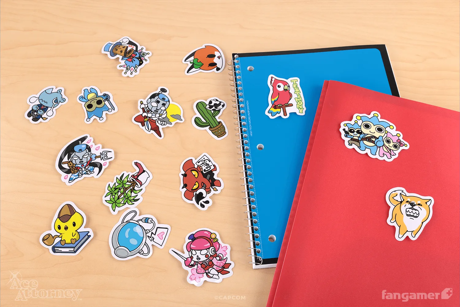 Fangamer Ace Attorney Criminally Cute Sticker Set 15-tlg