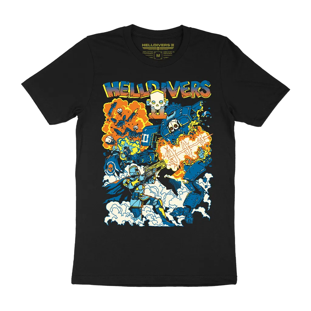 Fangamer Helldivers 2 Remember Outpost 32 T-Shirt Baumwolle