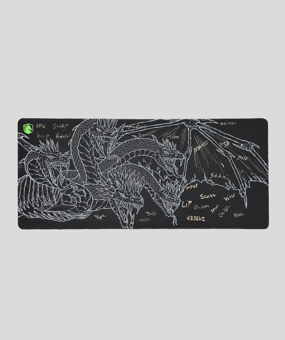 Team Liquid RWF VA - Limited Edition Ula'Tek Mousepad with Guild Signatures Mauspad