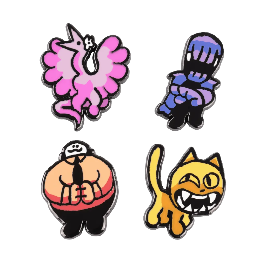 Fangamer OFF Zone Guardian Pin Set 4er
