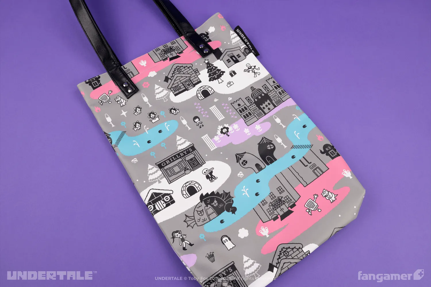 Fangamer Underground Journey Faux Leather Tote Kunstledertasche