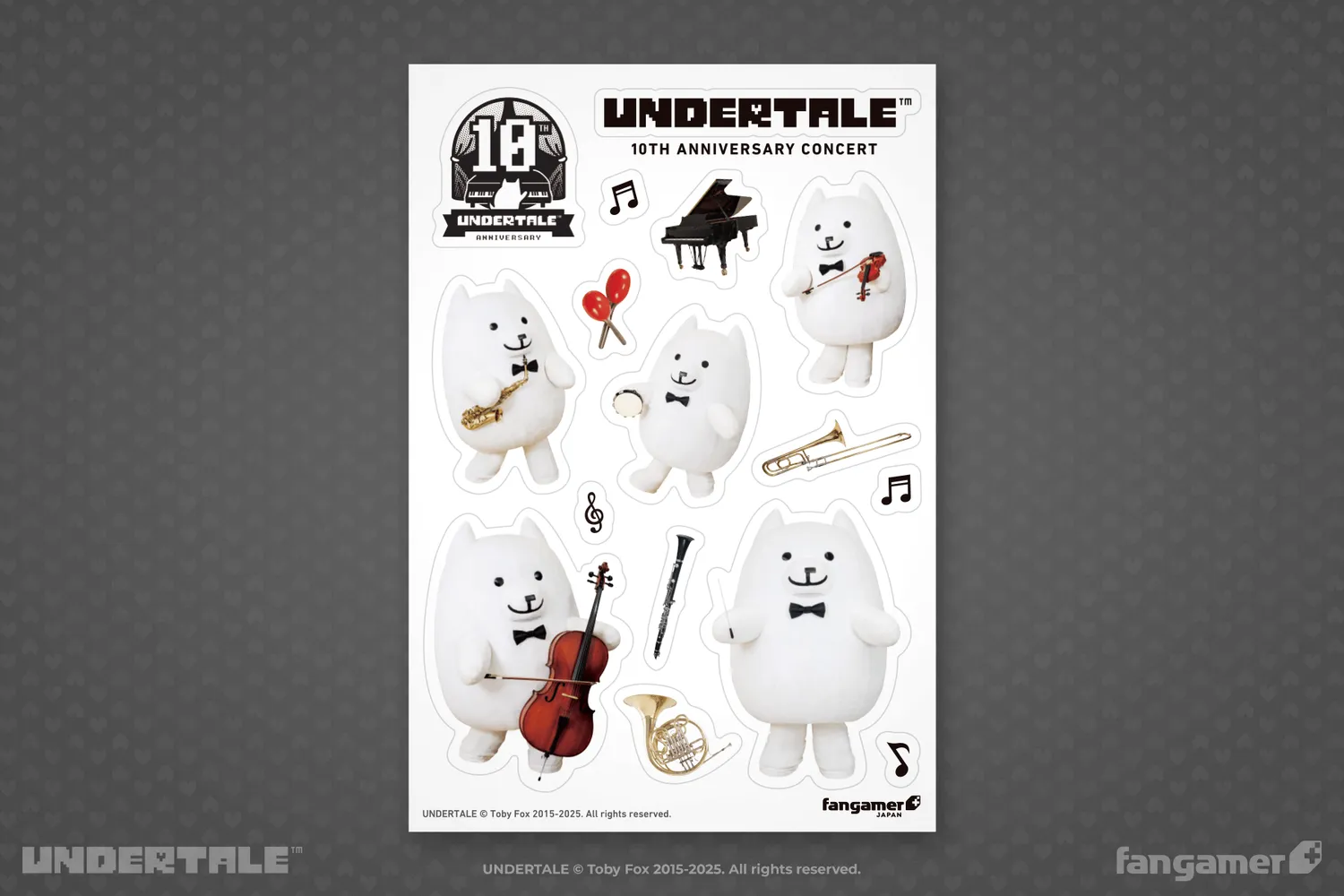 Fangamer UNDERTALE Annoying Dog Stickerbogen 16 Sticker