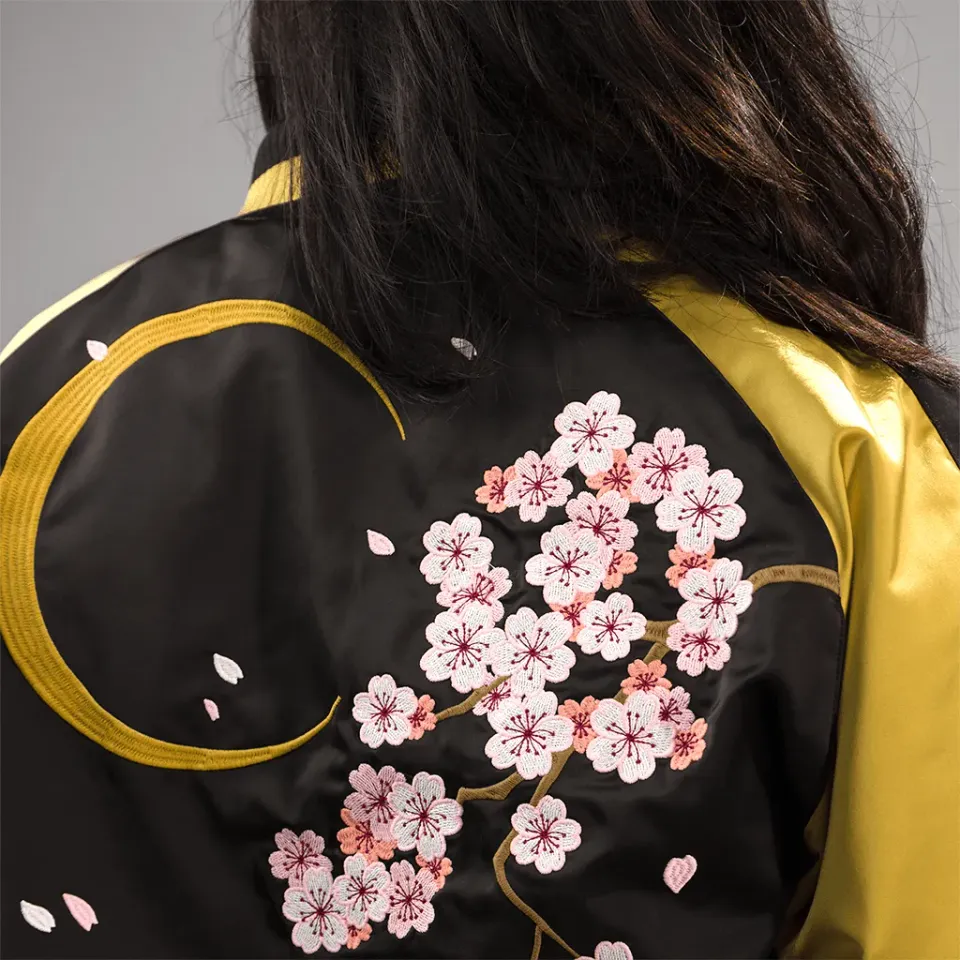 Fangamer Street Fighter Ryu's Sukajan Jacke aus Satin