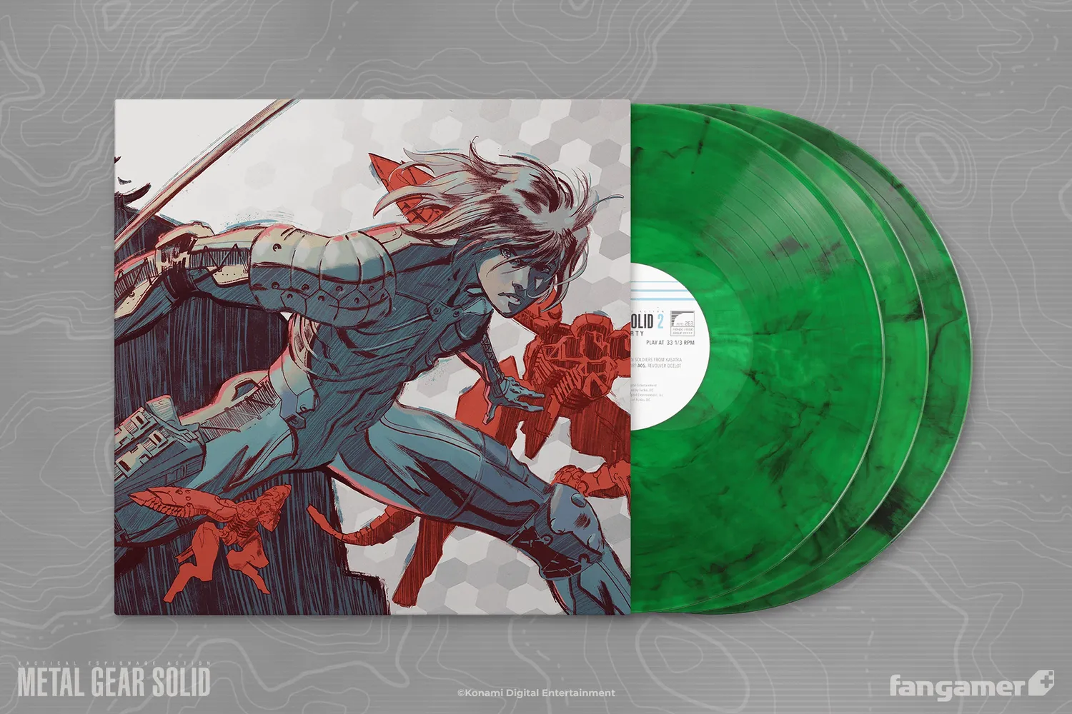 Fangamer Metal Gear Solid 2 Sons of Liberty Soundtrack 3LP Vinyl