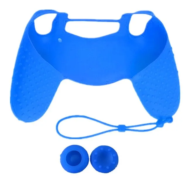 Final Boss PS4 Silikonhülle halboffen mit Stick Kappen