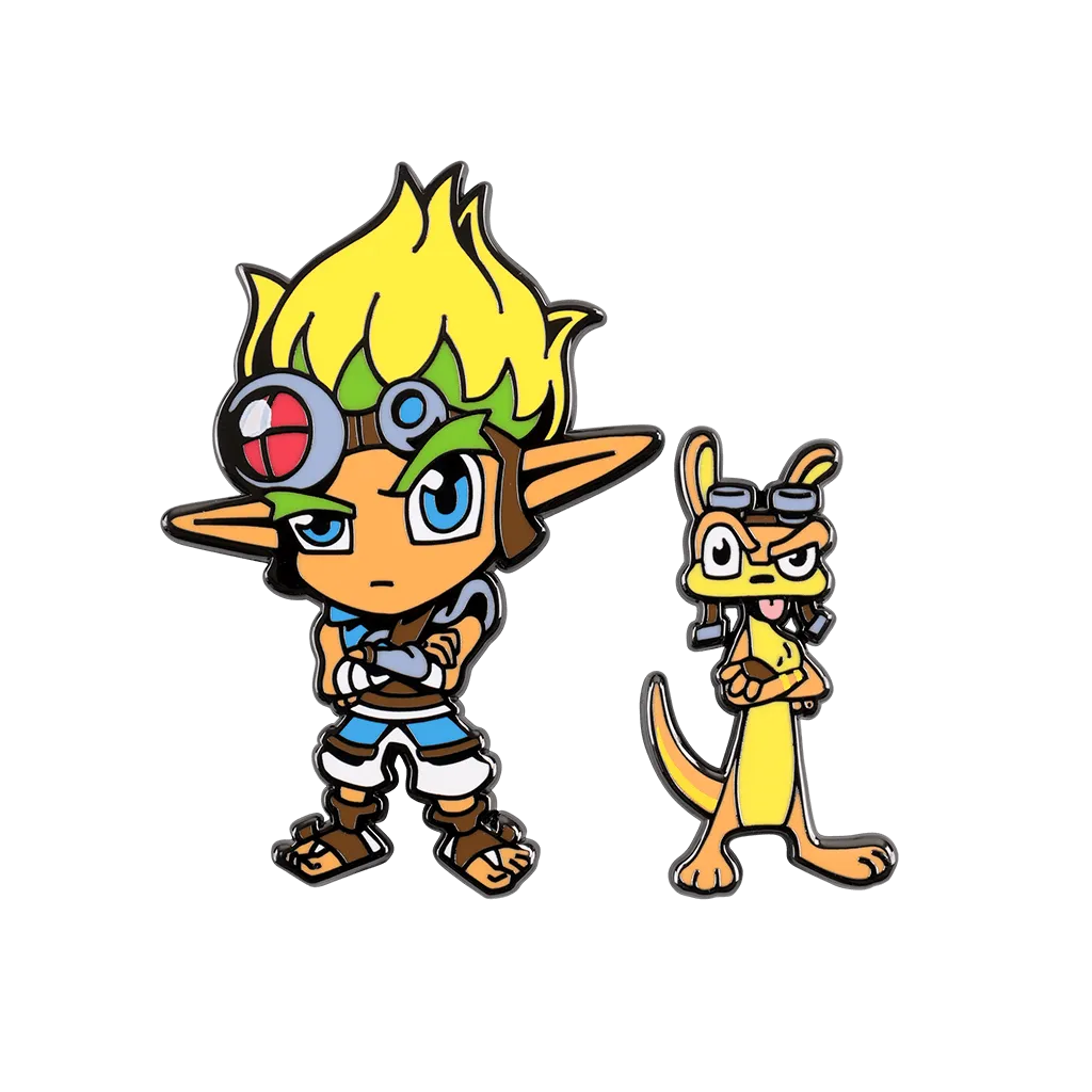 Fangamer Jak and Daxter Pin Set 2-teilig Hart-Emaille