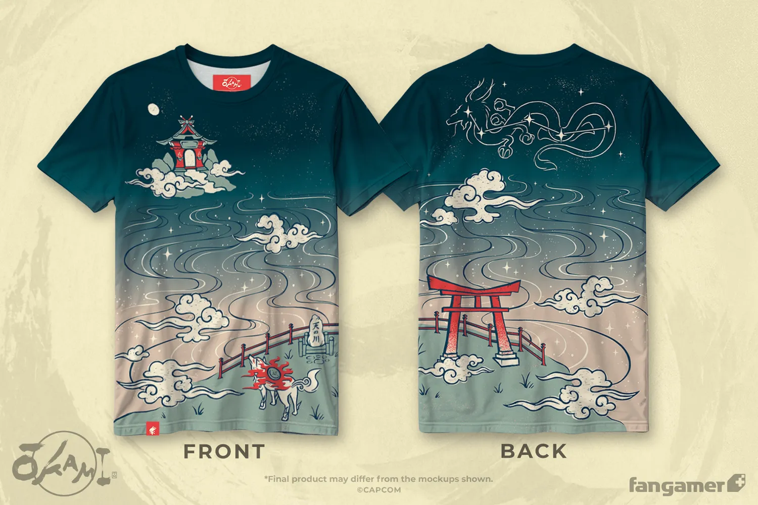 Fangamer Okami River of the Heavens T-Shirt Box Fit