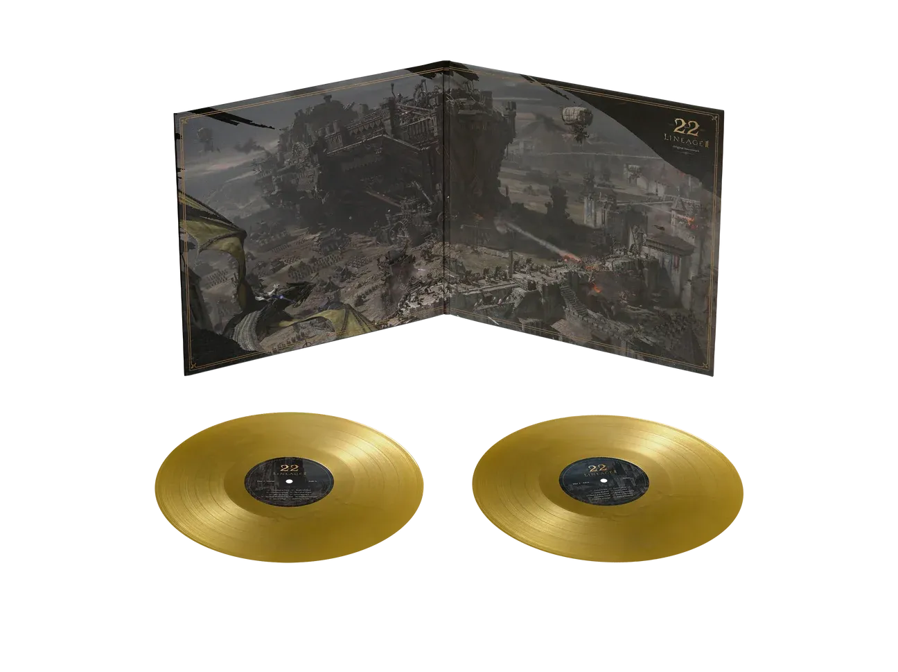 Lineage II 22 Years Soundtrack 2LP Gold Vinyl