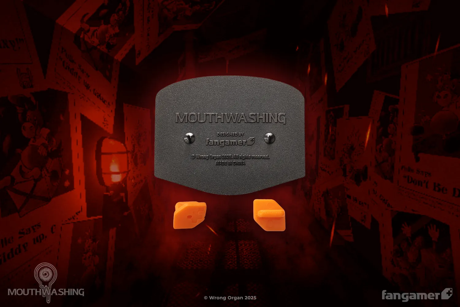 Fangamer Mouthwashing Transforming Polle Pin Emaille-Anstecker
