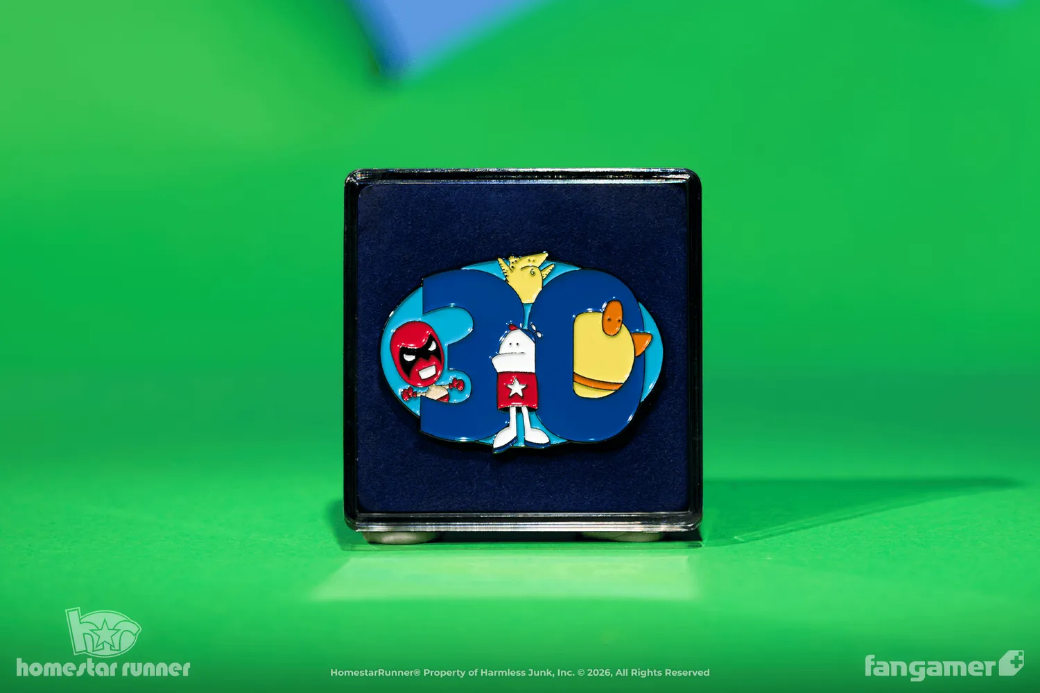 Fangamer Homestar Runner 30th Anniversary Pin Emaille