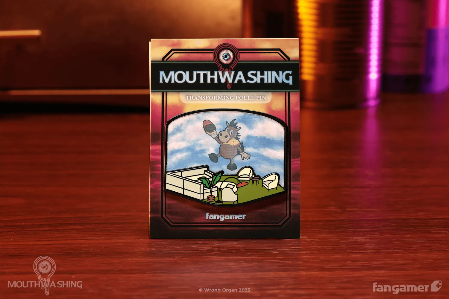 Fangamer Mouthwashing Transforming Polle Pin Emaille-Anstecker
