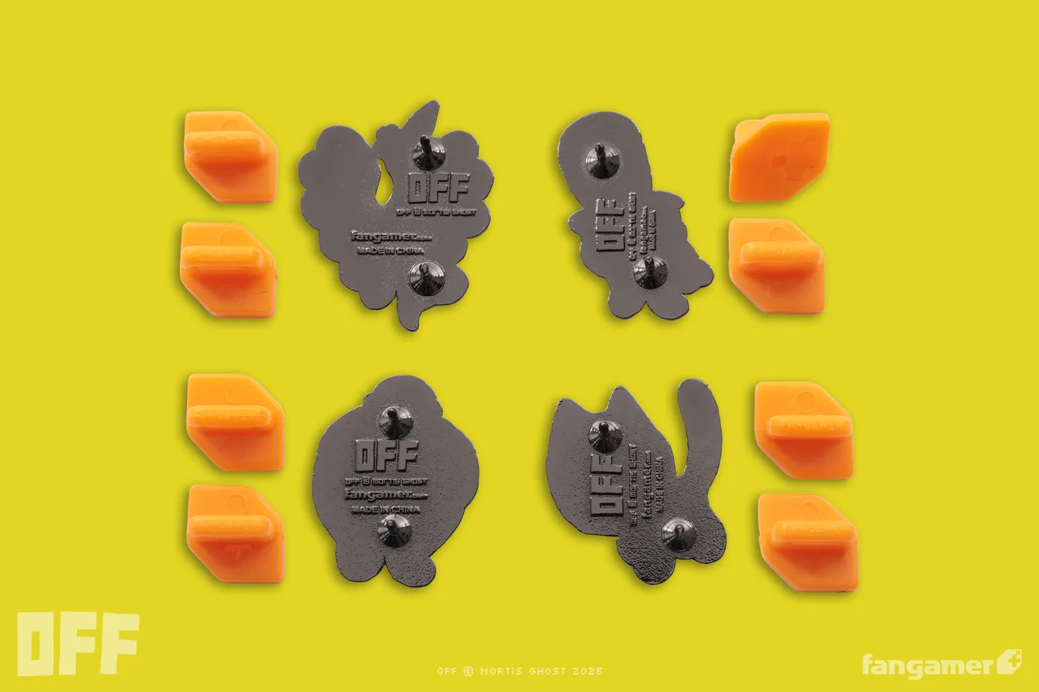 Fangamer OFF Zone Guardian Pin Set 4er