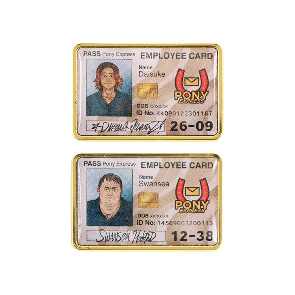 Fangamer MOUTHWASHING Daisuke and Swansea ID Card Pins 2er-Set
