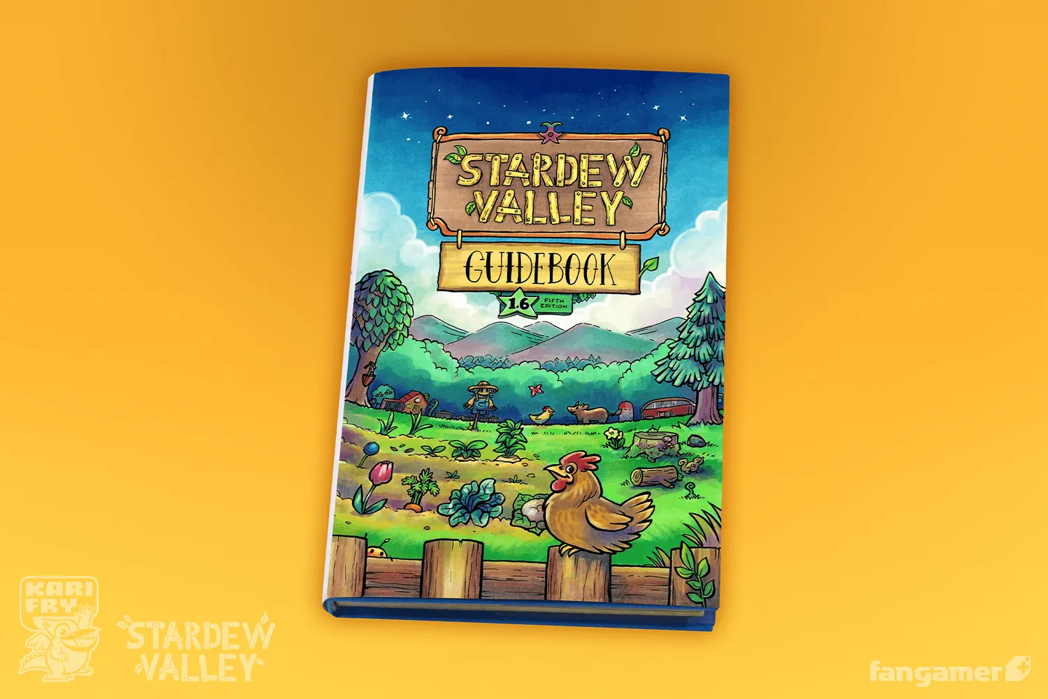 Fangamer Stardew Valley Glitched Guidebook Hardcover 300 Seiten
